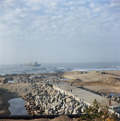 Impressive Concrete Head on North Breakwater in Richards Bay, South Africa