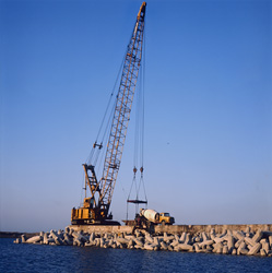 Reliable concrete-work on North Breakwater in Richards Bay, Natal, South Africa