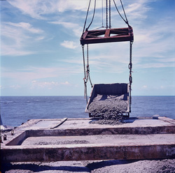 Impressive Concrete Crown on North Breakwater in Richards Bay Harbour, South Africa