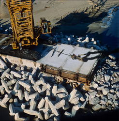 Impressive Concrete Block at North Breakwater of Richards Bay Harbour