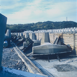 Efficient Dolosse Production at North Breakwater in Richards Bay