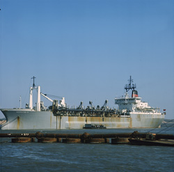 High-performance dredger GEOPOTES X in the construction of the quaywall at Ras el Tin Harbor