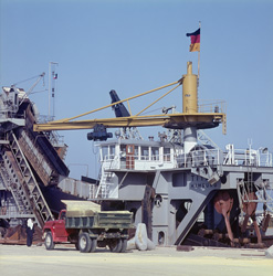 Bucket Dredger Titan: Preparations for Action in Shueiba Harbour, Kuwait
