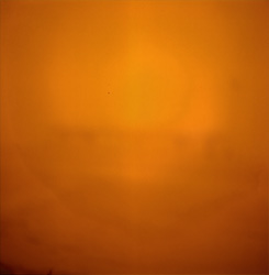 Intense Sandstorm Shamal at Shueiba Port Kuwait