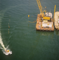 Detailed Preparation of the Concrete Block Foundation in Ras el Tin Harbor, Alexandria, Egypt