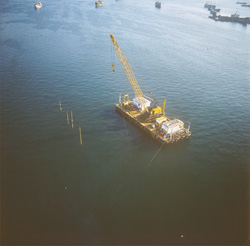 Fascinating Crane Barge Construction in Alexandria Harbor