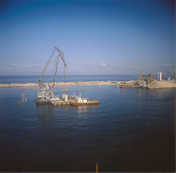 Fascinating Quay Wall Construction in Alexandria with the Floating Crane 'Gamal'